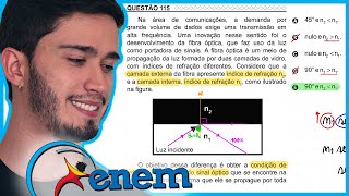 ENEM 2022 PPL  Na área de comunicações a demanda por grande volume de dados exige uma transmissão [upl. by Craggie986]