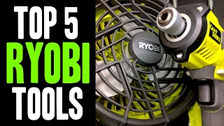 Top 5 BEST Ryobi 18v ONE Tools [upl. by Aihsrop]