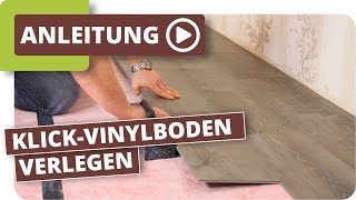 KlickVinylboden verlegen Anleitung [upl. by Tris]