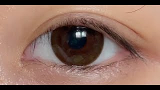 렌즈미 소아 브라운 보정 없는 솔직 리뷰  LENSME SOA BROWN COLOR CONTACT LENS REVIEW [upl. by Mirabelle724]