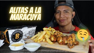 ASMR ALITAS EN SALSA DE MARACUYÁ [upl. by Ellenuahs260]