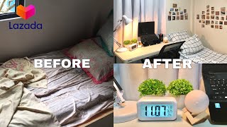 SMALL ROOM MAKEOVER PH with shopee and lazada links [upl. by Klemm]