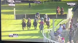 THE CARTMEL CUP 27082022 Kerosine Light wins for Mark Kelly Racing and Donald McCain [upl. by Airdnat363]