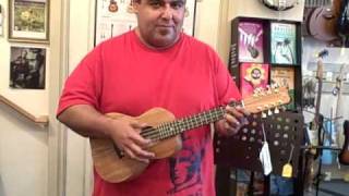 How to tune eight string ukulele [upl. by Orimar]