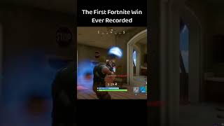 The 1st Fortnite Win Ever Recorded [upl. by Daryn]