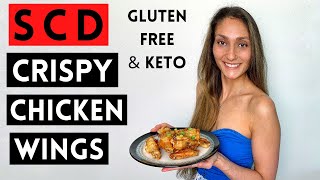 SCD CRISPY CHICKEN WINGS  Recipe to heal Crohns Ulcerative Colitis Celiac  Gluten Free amp Keto [upl. by Lotsirk]