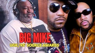 BIG MIKE ON RECORDING EARLY WITH UGKTHE INFAMOUS 1995 SOURCE AWARDS [upl. by Ynaiffit]