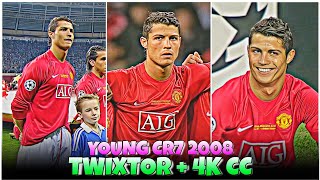 Cristiano Ronaldo 2008  Best 4k Clips  CC High Quality For Editing 🤙💥 part11 [upl. by Snoddy]