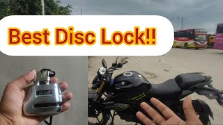 বাইকের সুরক্ষায় সেরা তালা  BEST DISK LOCK FOR BIKES  Acid proof lock for bike  EFTI [upl. by Aidas]