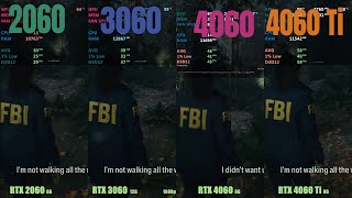 RTX 4060Ti vs 4060 vs 3060 vs 2060 [upl. by Petula]