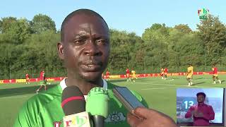 Match amical international Maroc vs Burkina  séance d’entrainement des Étalons en France [upl. by Atinrev]