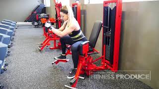 Hip Abductor Adductor Machine 3V  SELECTORIZED GYM EQUIPMENT [upl. by Allistir767]