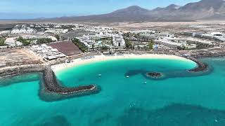 Lanzarote  Playa Dorada  Just Amazing  Aerial View in 4K [upl. by Pittman537]