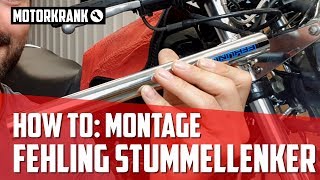 Stummellenker Lenkerstummel am Motorrad montieren  Was ist zu beachten  Yamaha XJ550 Cafe Racer [upl. by Semyaj577]