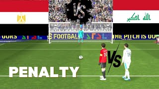 IRAQ VS EGYPT PENALTY SHOOTOUT 🤯MATCH  JALAL SIDQI VS MOHAMED SALAH  eFOOTBALL™ GAME [upl. by Anirba]