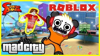 ALL SECRET ESCAPES IN ROBLOX MAD CITY  Lets Play Mad City Roblox with Combo Panda [upl. by Ecinrev]