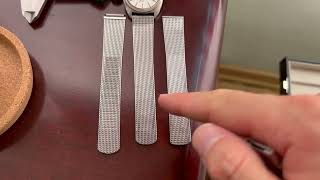 Omega 2039 Milanese Bracelet Differences  AOCCV Episode 28 [upl. by Meghann]