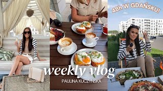 VLOG 48H W GDAŃSKU I PIERWSZE PRZYMIARKI SUKNI ŚLUBNEJ [upl. by Atnuahc962]