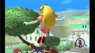 Peachs Dress Without Bottom Half in SSBM [upl. by Kelwunn845]