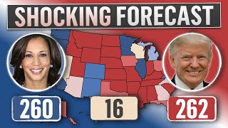 Nate Silvers 2024 Forecast Harris Narrowly Hits 270 Electoral Votes [upl. by Renata618]