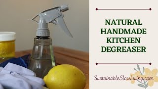 Make Your Kitchen Sparkle in Seconds with This Natural Homemade Kitchen Degreaser [upl. by Sanfred280]