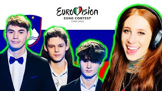 I REACTED TO SLOVENIAS SONG FOR EUROVISION 2022  LPS quotDISKOquot [upl. by Ttenaj]