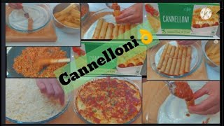 √وجبة سريعة وعائلية  الكانلوني الايطالية من الذ ما يكون Recette de Cannelloni à la viande hachée [upl. by Inneg523]