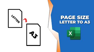 How to change Letter paper to A3 size in Excel [upl. by Meela]