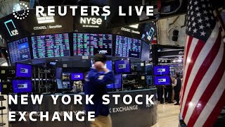 LIVE NYSE opening bell as Wall St set to rebound after big stocks rout [upl. by Ailima557]