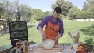 Rustic Homemade Bread  Baked in the Fornetto Wood Fired Oven amp Smoker [upl. by Aicul]