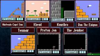 ProtonJon  7 Player Race  Super Mario Bros 3 and Donkey Kong Country 1 [upl. by Pincus]