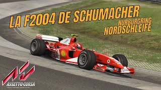 assettocorsa VUELTA RAPIDA ONBOARD 1 LAP NURBURGRING NORDSCHLEIFE f2004 michaelschumacher [upl. by Eitsirk189]