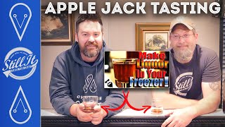 Tasting Beardeds Apple Jack Freezer Moonshine amp Cream Ale [upl. by Eenar]