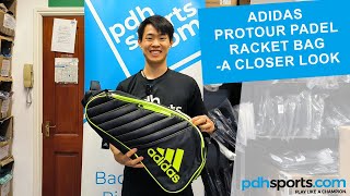 Adidas Protour Padel Racket Bag review by pdhsportscom [upl. by Bradski]