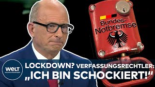 LOCKDOWN LEGAL quotIch bin schockiert Freibrief für alle denkbaren Maßnahmenquot  Verfassungsrechtler [upl. by Legnalos866]