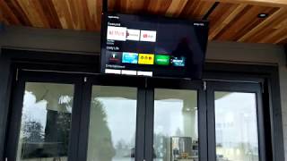 INSTALLING A MOTORIZED CEILING TV MOUNT THAT FLIPS DOWN [upl. by Ilene]