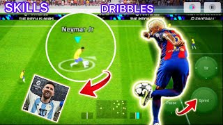 Comment Faire des Dribbles Skills sur eFOOTBALL 2024 PES 2024 [upl. by Drofla]