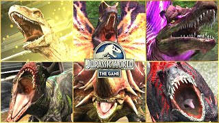 ALL DINOSAURS SPECIAL ATTACK ANIMATION  Jurassic World The Game [upl. by Celestine896]