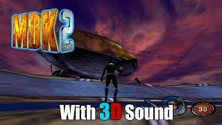 MDK 2 with EAX amp 3D spatial sound OpenAL Soft HRTF audio [upl. by Ylrehc282]