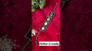 Diy Choker necklace 😱 diy necklace handmade choker youtubeshorts shorts likesharesubscribe 👍👍 [upl. by Mallory]