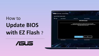 How to Update Notebook BIOS with EZ Flash  ASUS SUPPORT [upl. by Lodie]