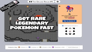 DelugeRPG How to Catch Legendary Pokemon  Easiest Way [upl. by Artimas]