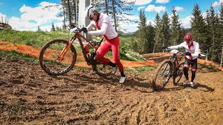 UEC European Championships MTB XCO Cheile Gradistei Romania 2024  training days 💩🚵 [upl. by Gniy]