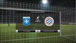 Auxerre 0  2 MONTPELLIER PES 2012 12  Ligue 1 38ème et dernière journée  CPU Vs CPU [upl. by Tasha]