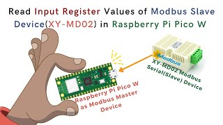 How to Read Input Register Values of Modbus SlaveRS485 Device in Raspberry Pi Pico W  IoT  IIoT [upl. by Vasileior]