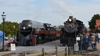 Norfolk and Western 611 Shuttle Rides at the Strasburg Railroad with 90 and 475 [upl. by Eisen998]