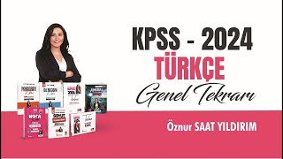 1 Sözcüğün Yapısı  Öznur Saat Yıldırım KPSS TÜRKÇE ARA TEKRAR 2024 [upl. by Anaeirb674]