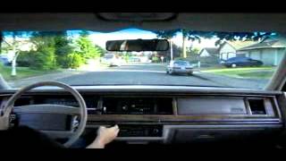 1991 Lincoln Town Car walkaround start up and drive [upl. by Emlin6]