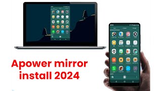 how to install apower mirror software On pc  Apower Mirror install Windows 10 or Windows 11 [upl. by Rutledge233]