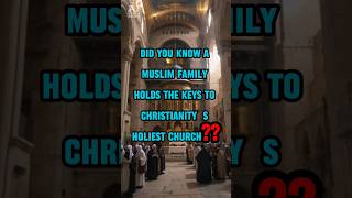 MUSLIM family hold the KEYS to holiest CHRISTIAN sight in PALESTINE [upl. by Atsillak353]